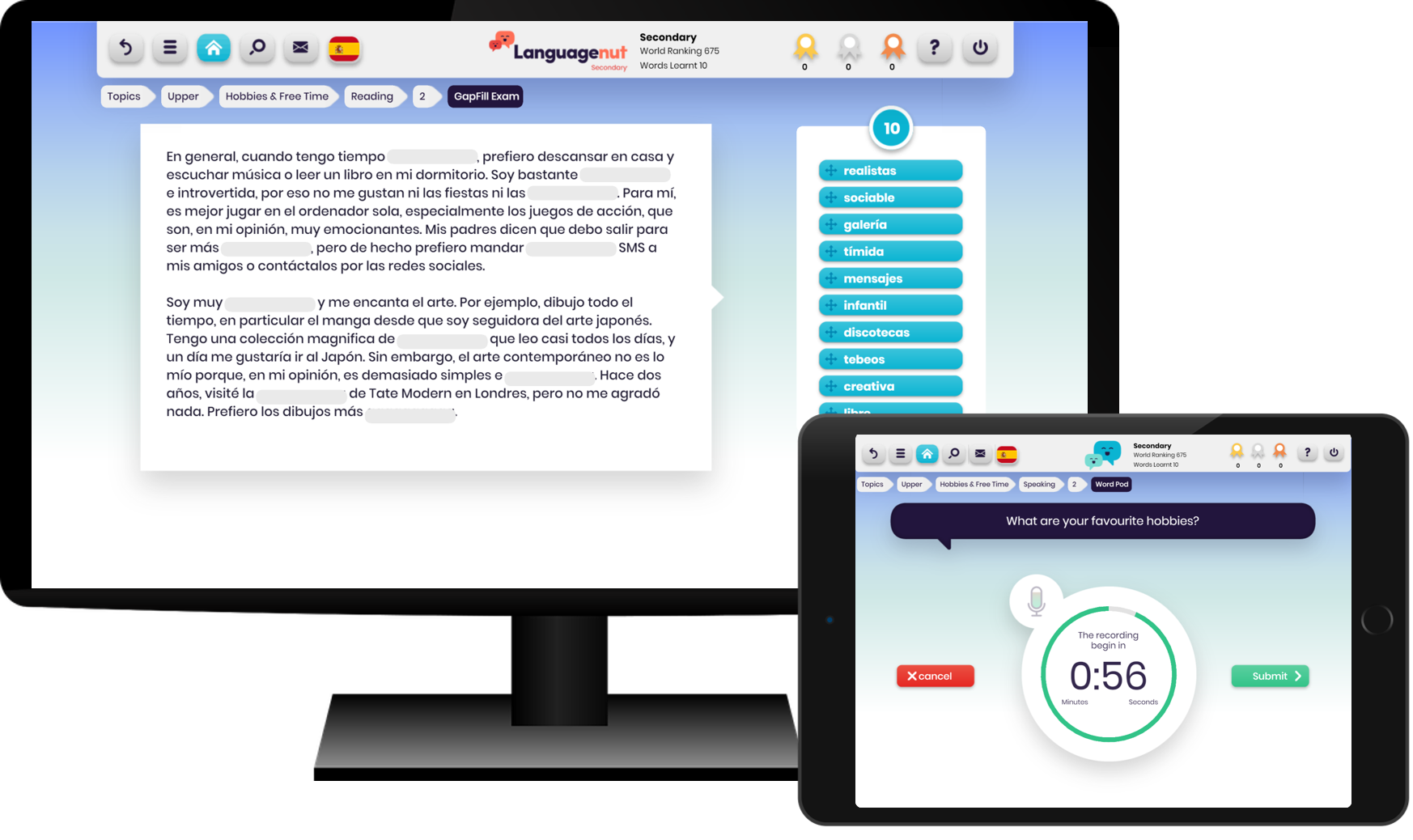 Languagenut Secondary Language Resources For Secondary Schools